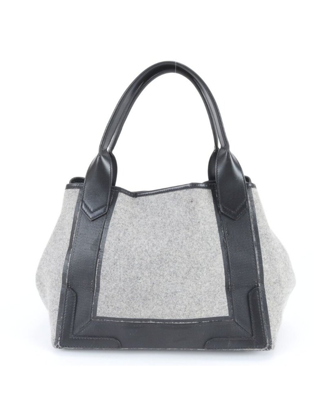 ★SOLD★ Balenciaga Navy Cabas Leather Tote Shoulder Hand Ree - Picture 3 of 12